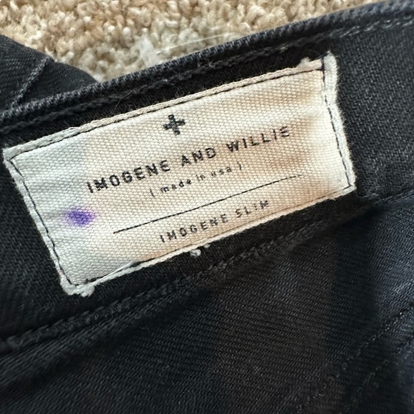 Imogen + Willie Black jeans size 29 women’s Imogene slim - Picture 7 of 7